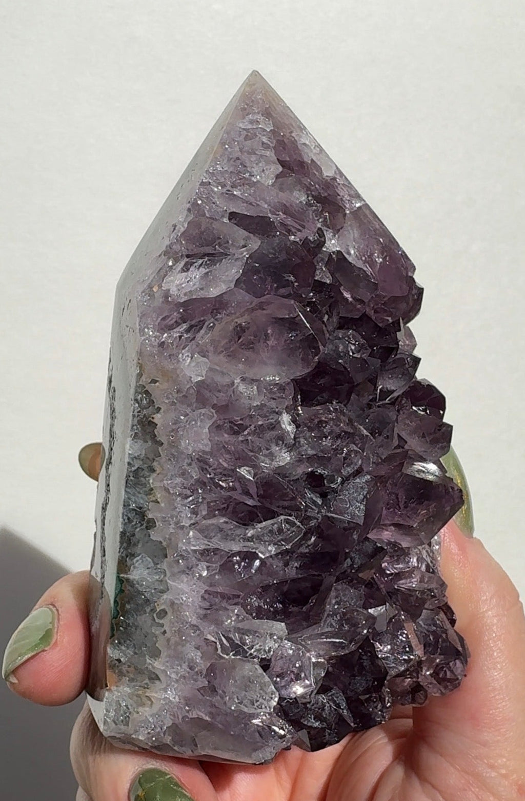 High Quality Purple Amethyst Tower