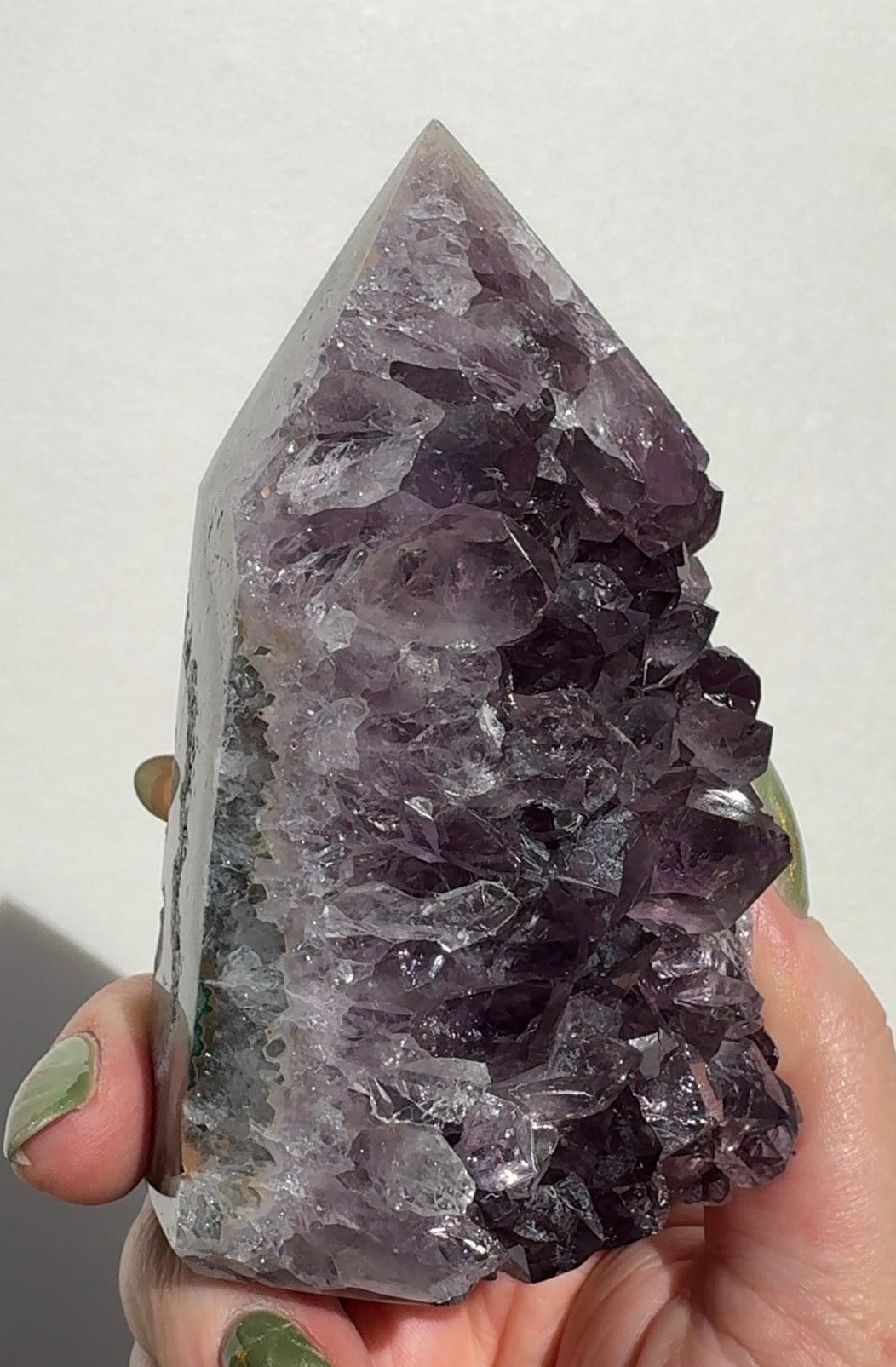 High Quality Purple Amethyst Tower