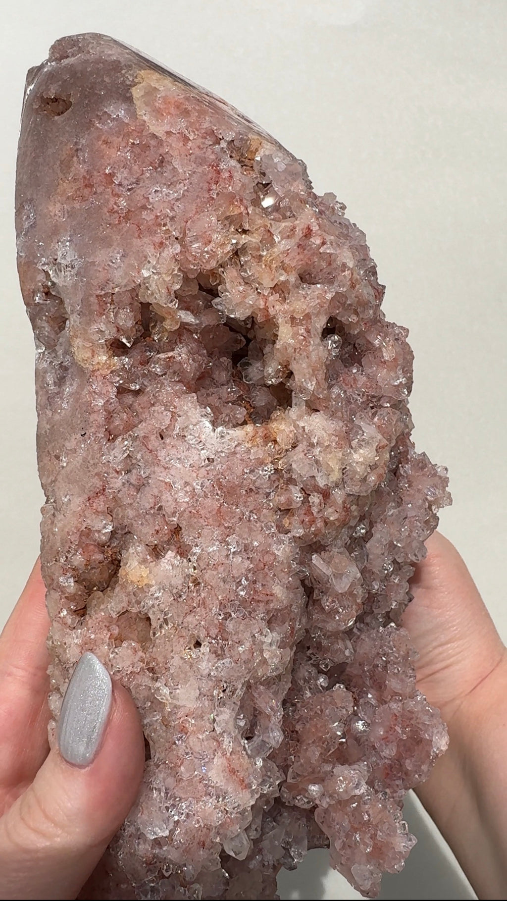 XL Druzy Pink Amethyst Freeform