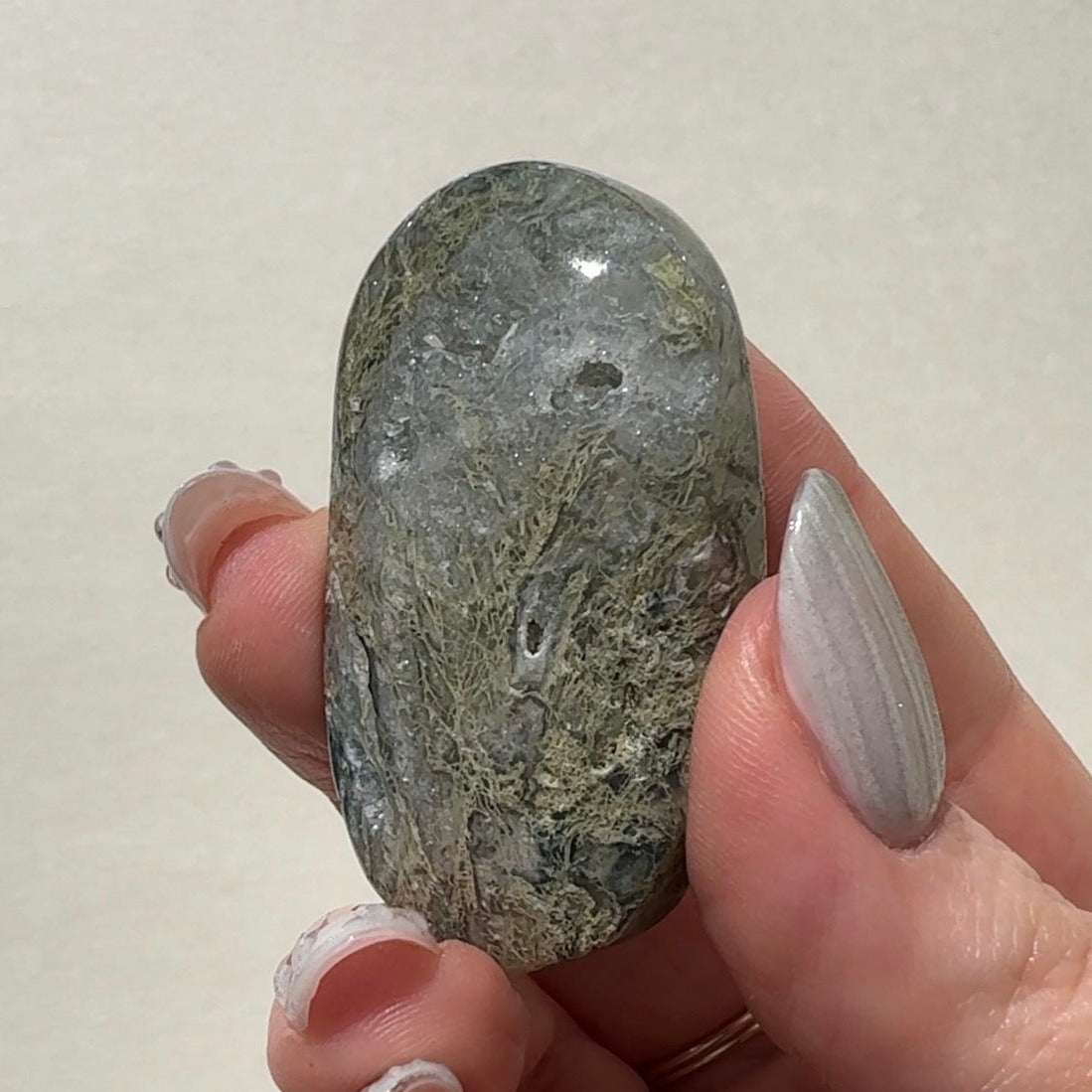 Moss Agate Palmstone | G
