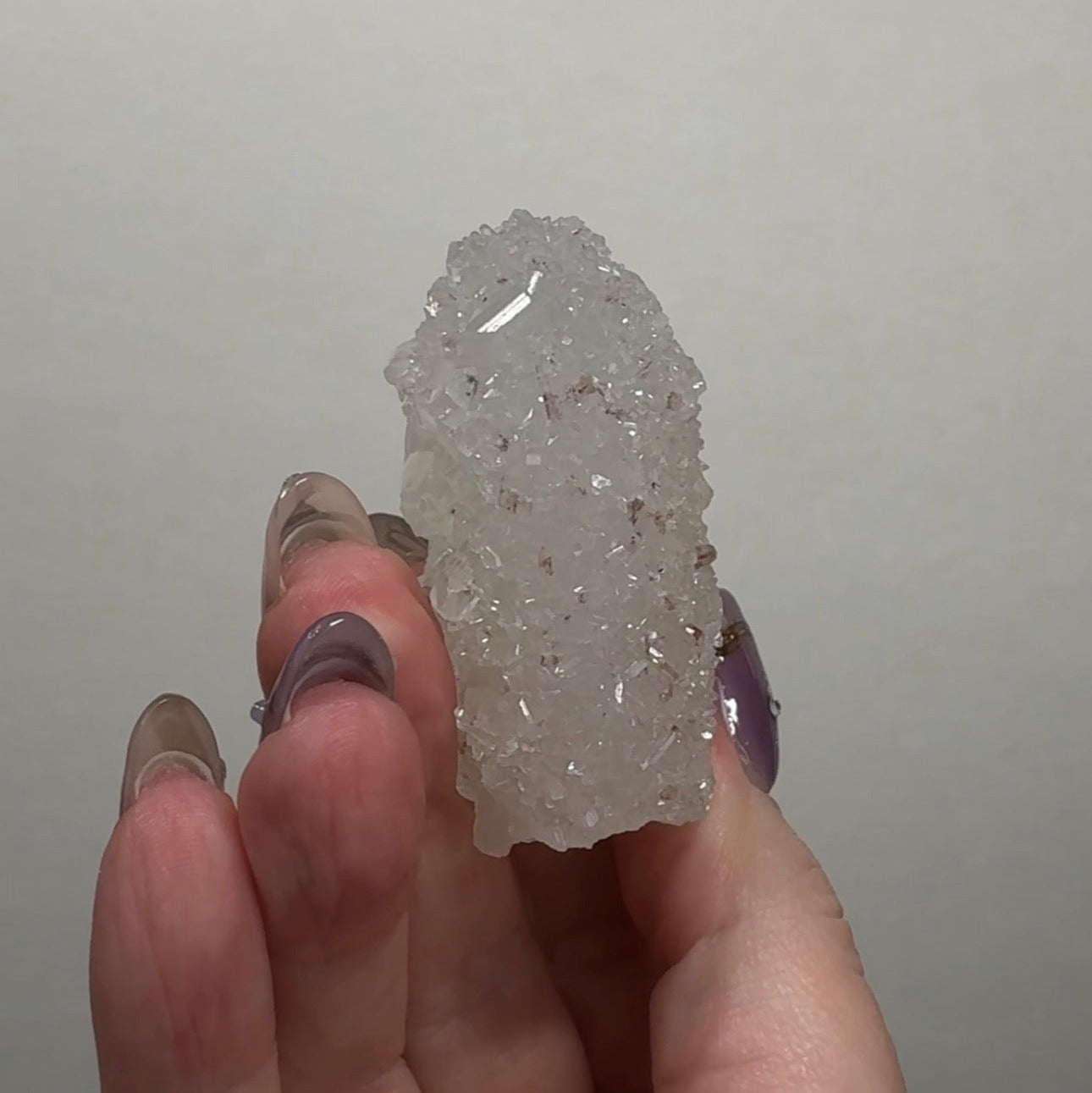Diamond Apophyllite on Chalcedony | DA7