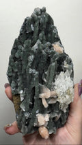 Black Chalcedony with Apophyllite