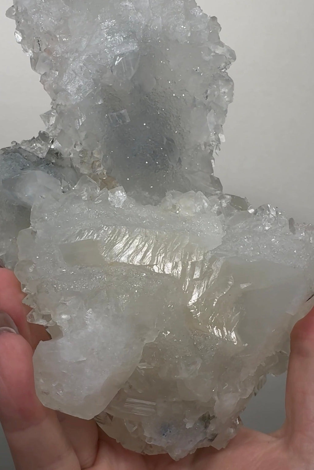 Diamond/Pink Apophyllite on Chalcedony | BDC