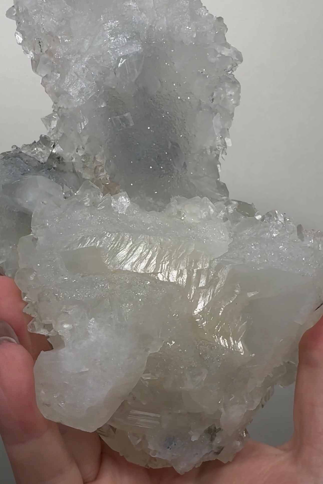 Diamond/Pink Apophyllite on Chalcedony | BDC