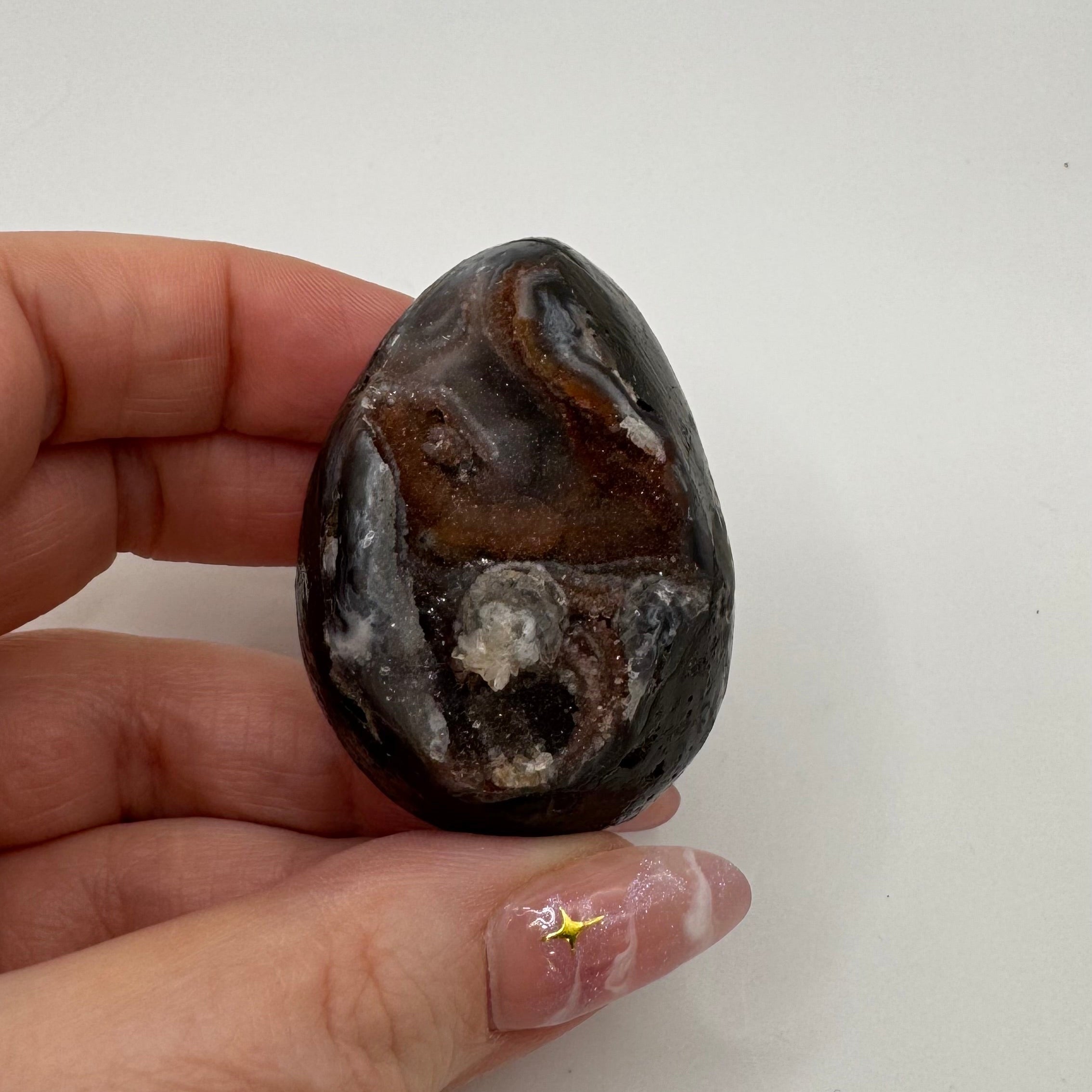 Druzy Chalcedony Egg