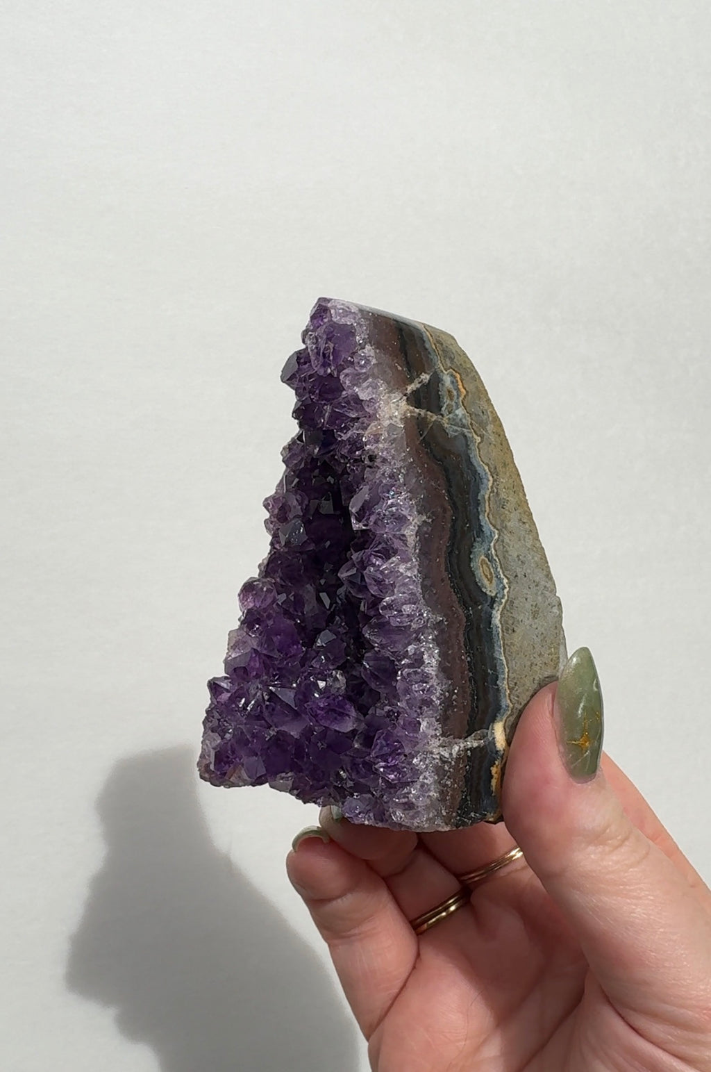Uruguay Purple Amethyst Cutbase