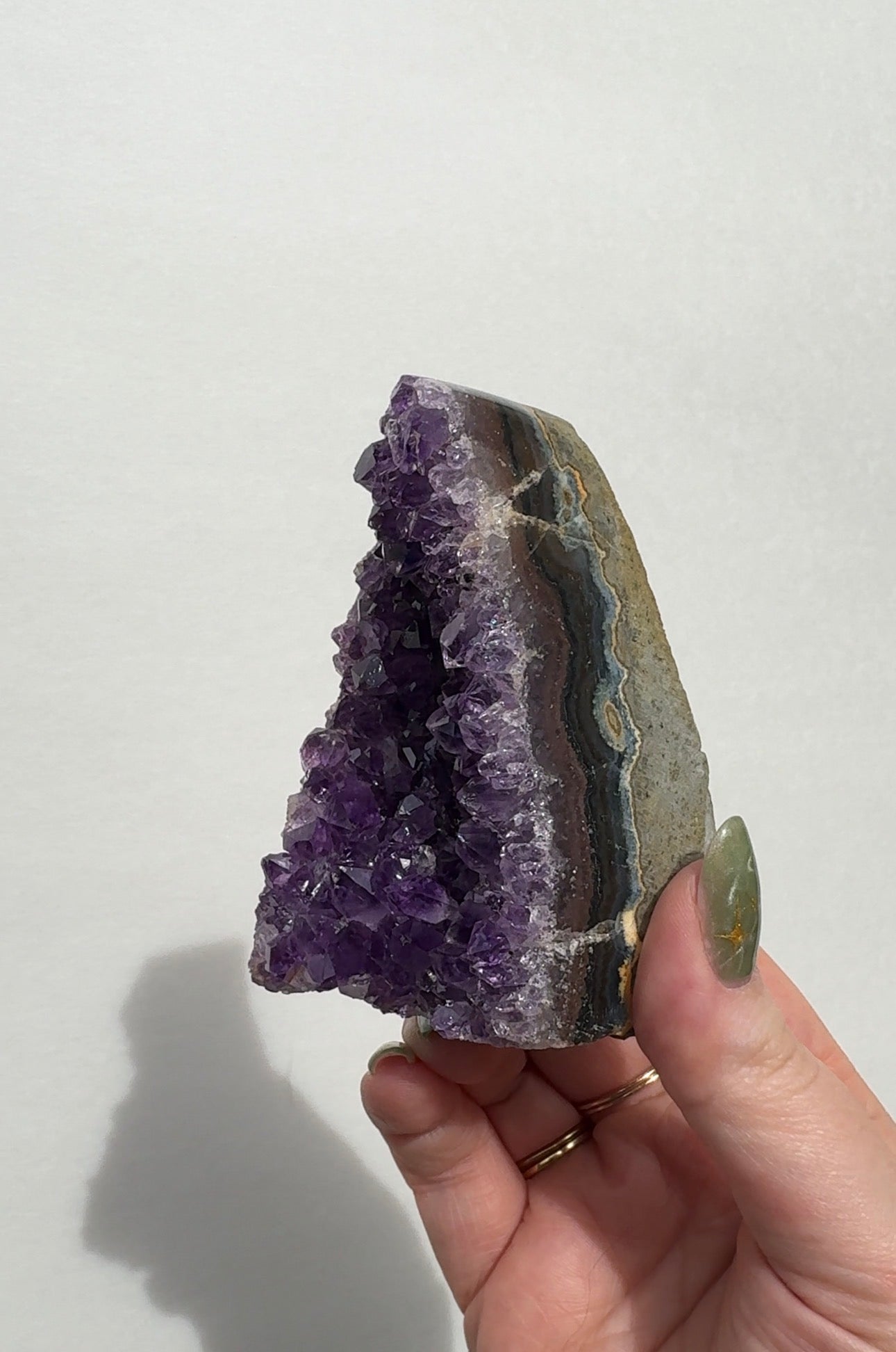 Uruguay Purple Amethyst Cutbase