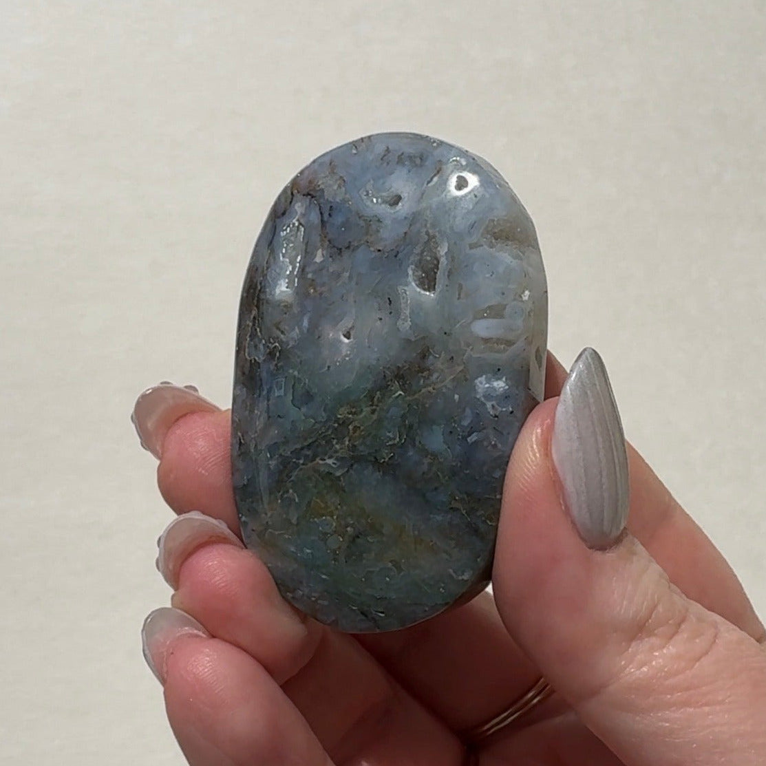 Moss Agate Palmstone | A