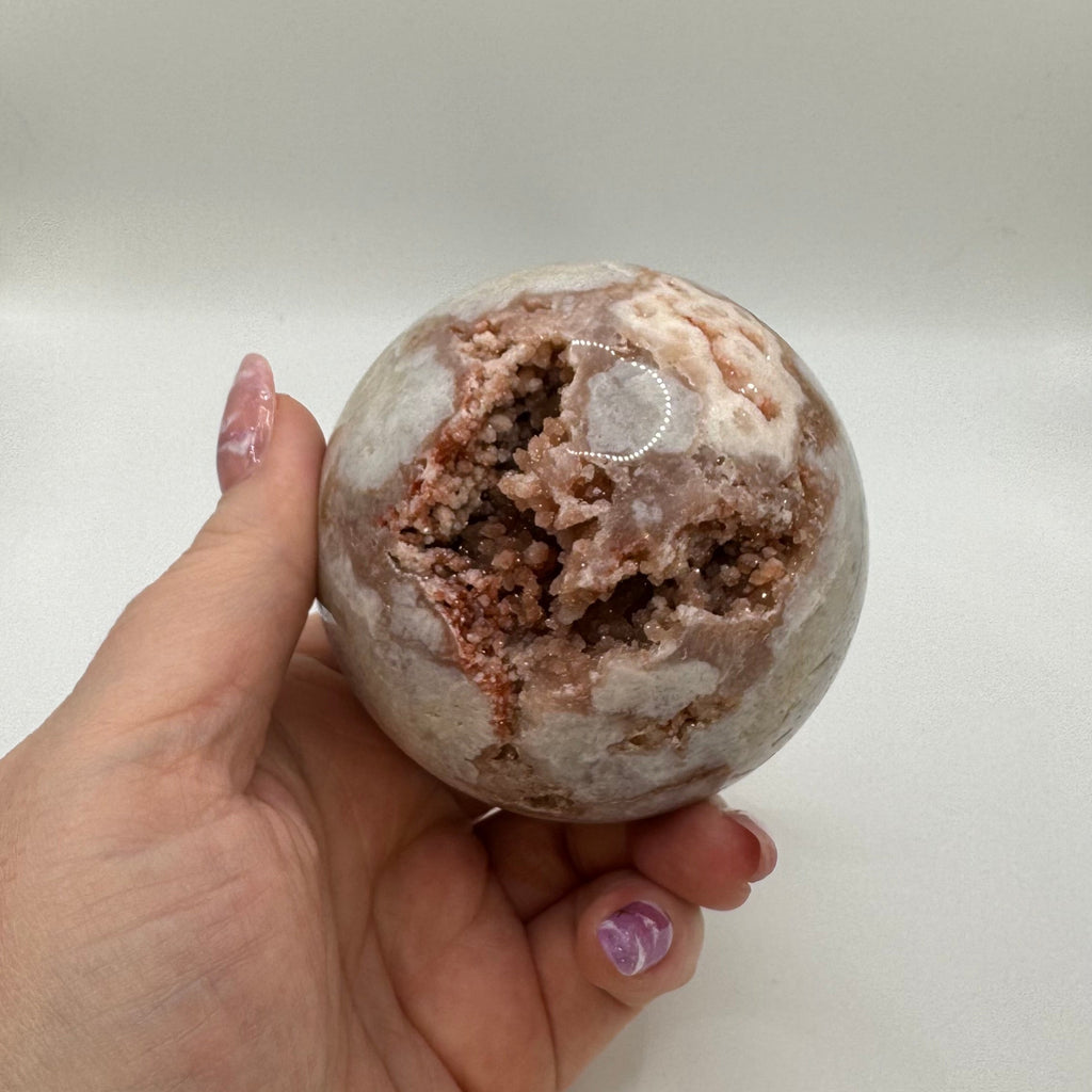 Druzy Pink Amethyst Sphere