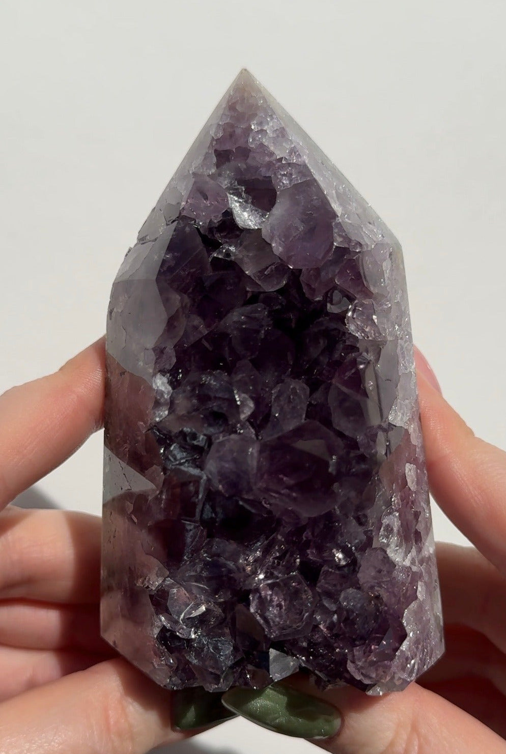 High Quality Purple Amethyst Tower