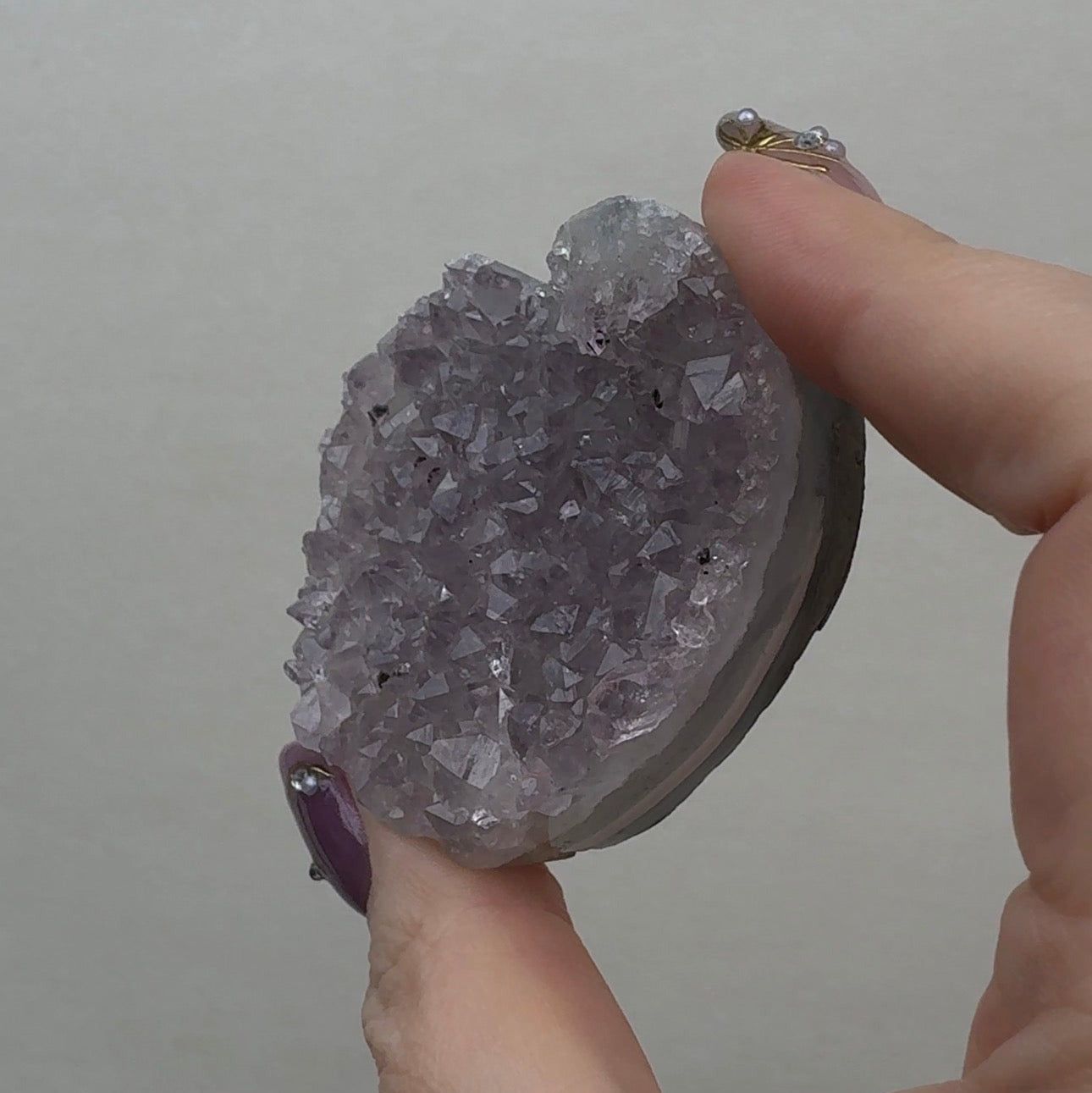Purple Amethyst Heart | HC