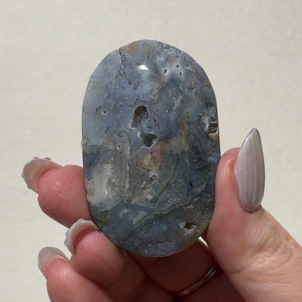 Moss Agate Palmstone | A