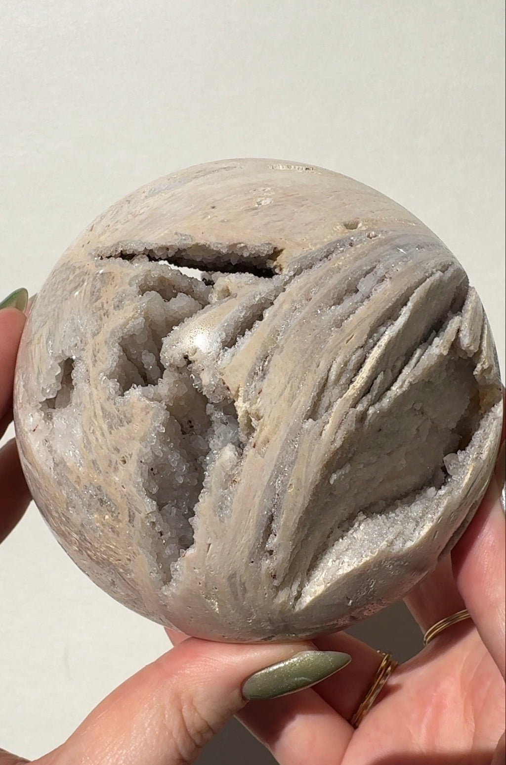 XL Druzy Pink Amethyst Sphere