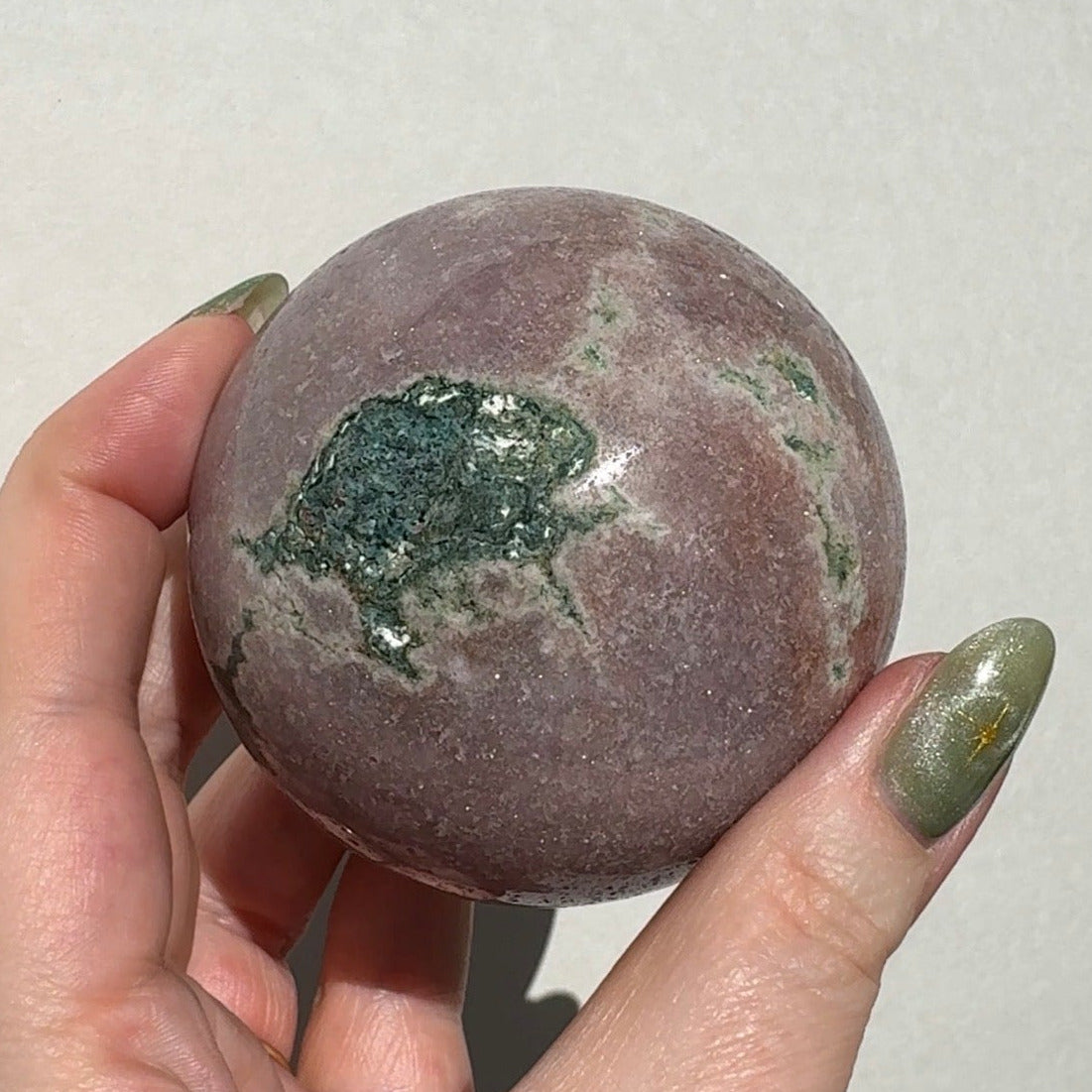 Druzy Pink Amethyst Sphere