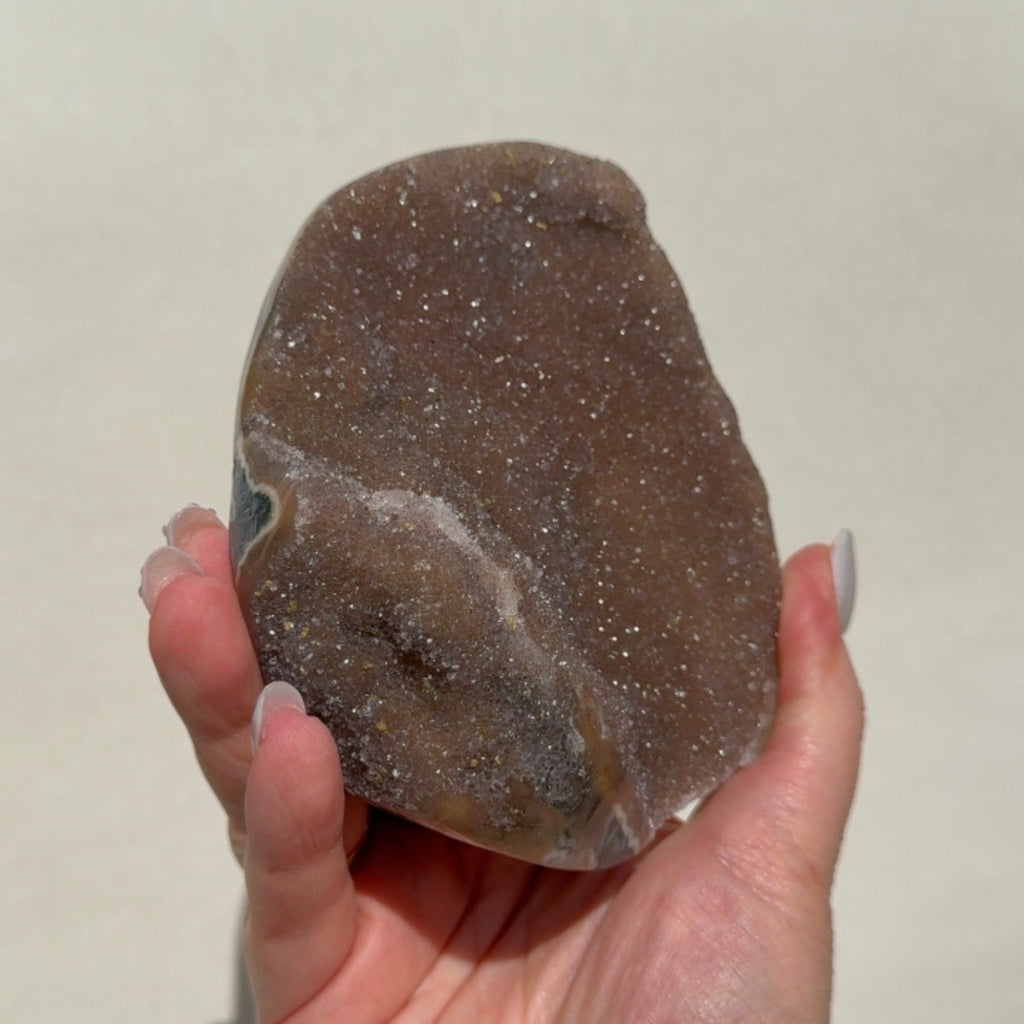 Uruguay Rainbow Amethyst Cutbase