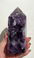 High Quality Purple Amethyst Tower