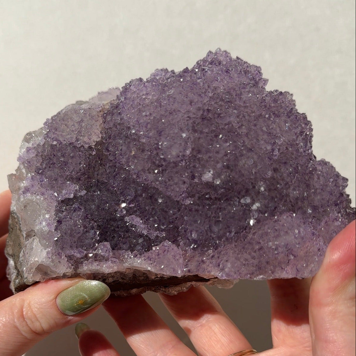 XL Double Sided Purple Amethyst Flower