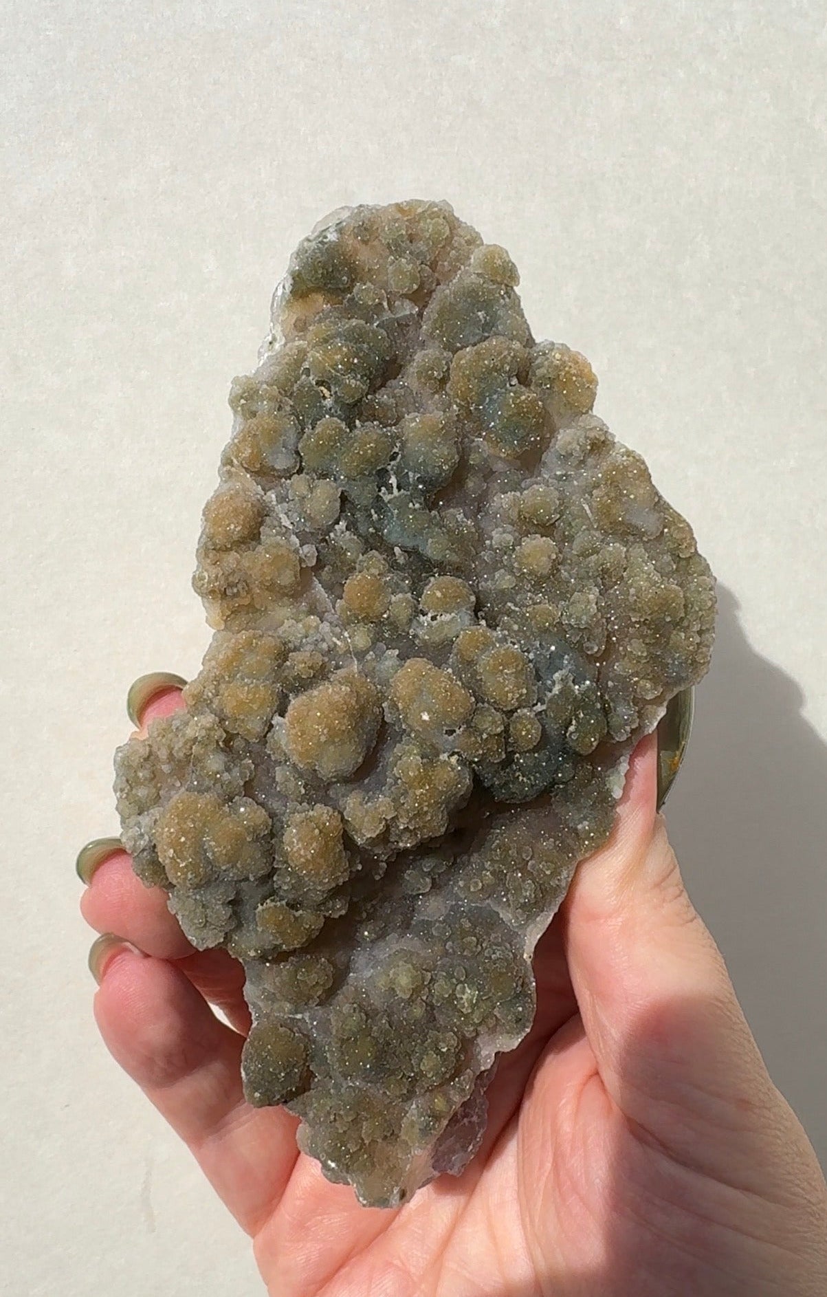 Sugar Amethyst on stand