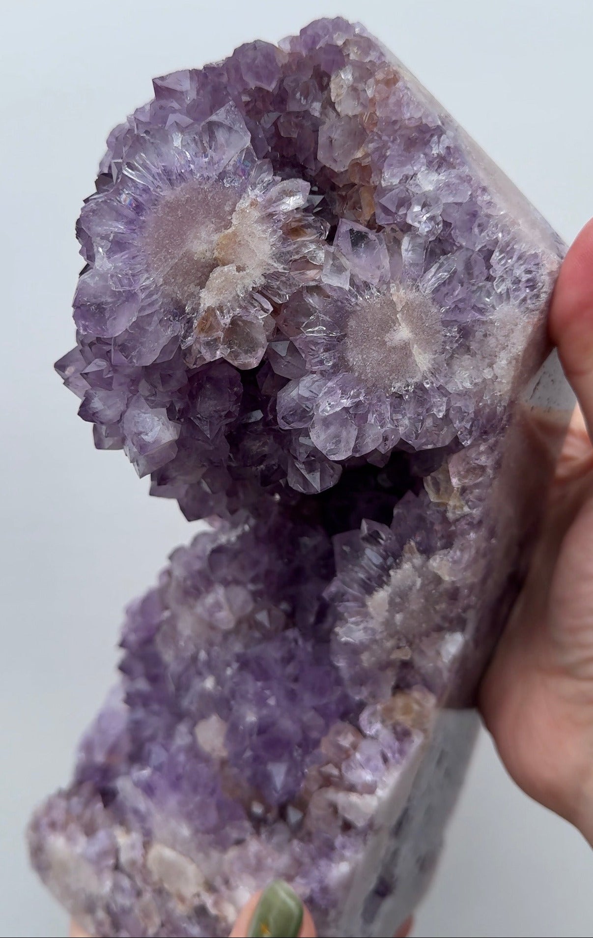XXL High Quality Druzy Pink Amethyst Tower