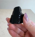 Raw Black Obsidian