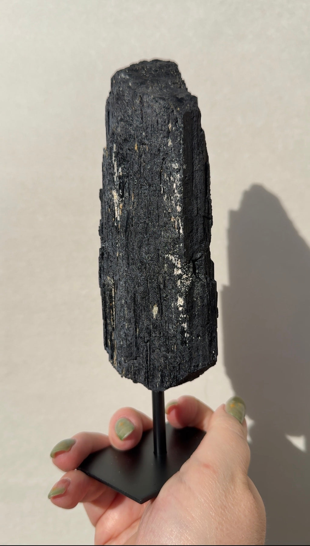 Tourmaline on stand