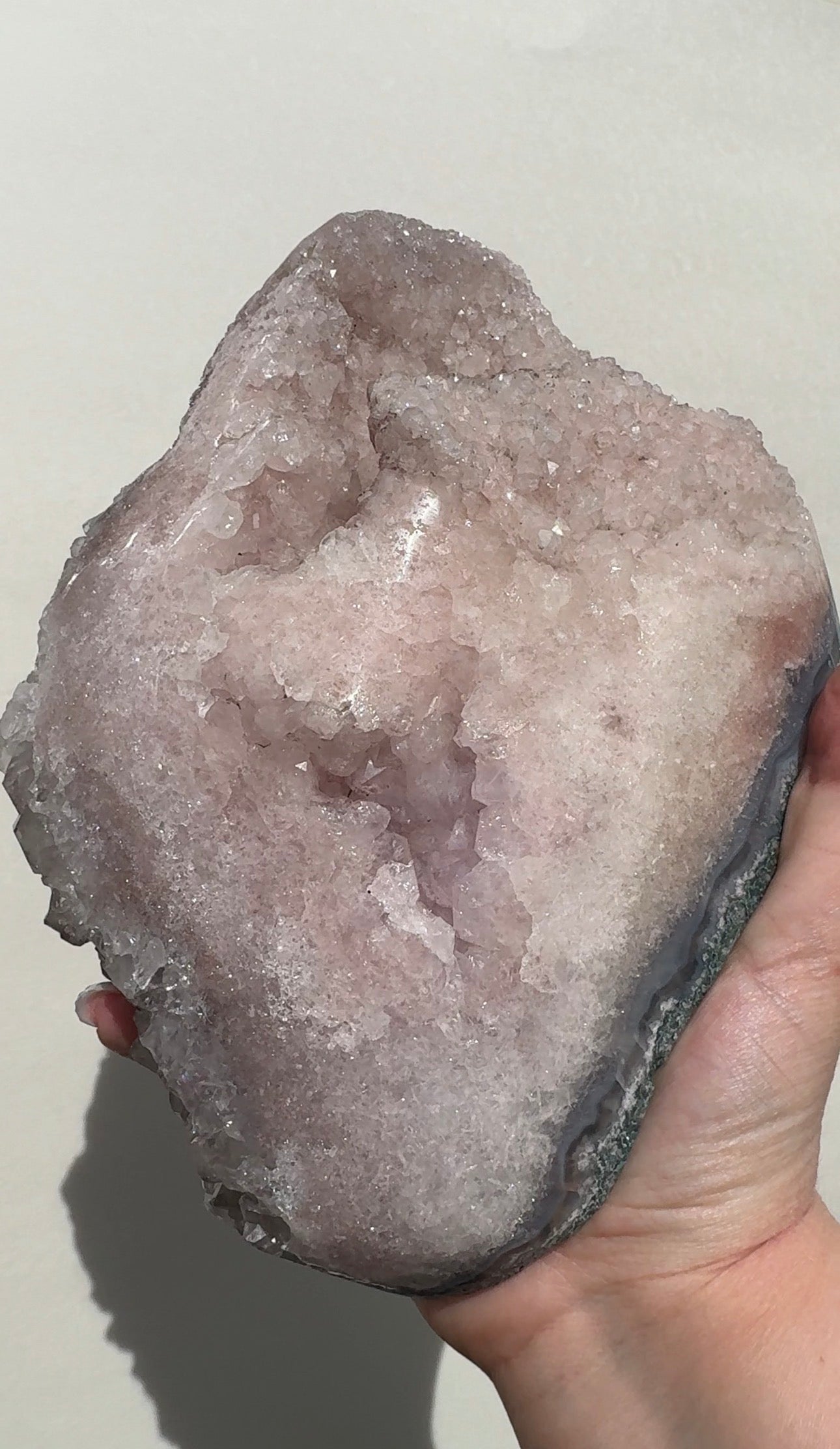 XL Druzy Pink Amethyst Freeform