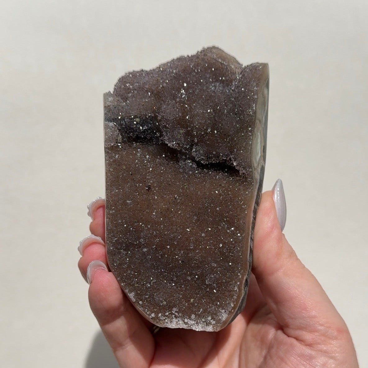 Uruguay Rainbow Amethyst Cutbase
