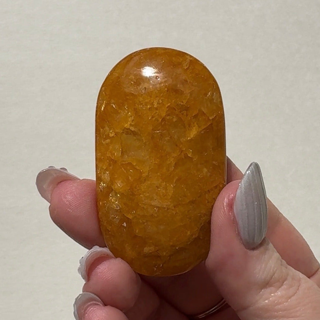 Golden Healer Palmstone | C