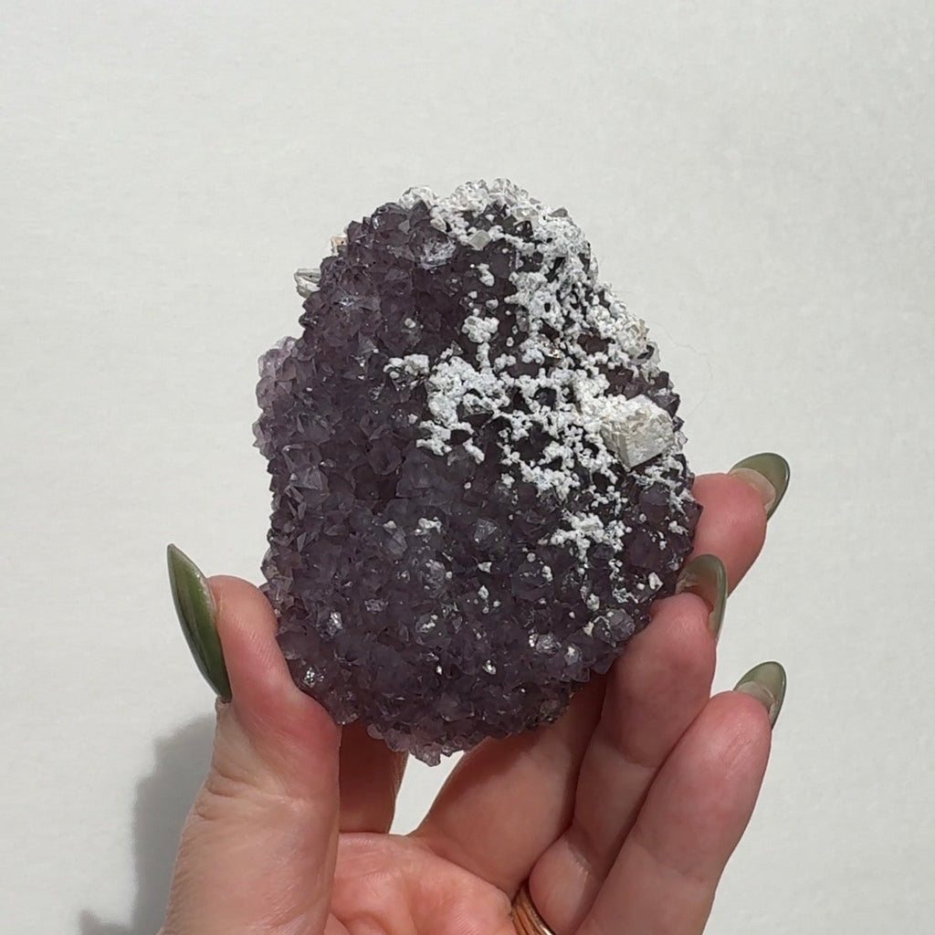 Uruguay Amethyst with Calcite