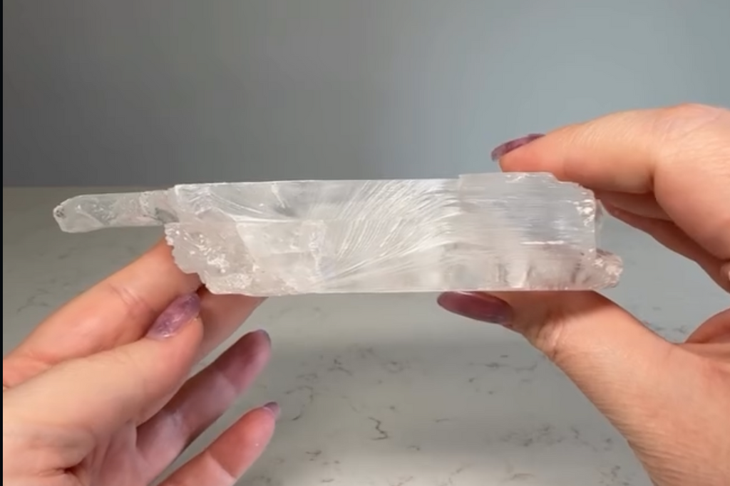 Clear Selenite Slab