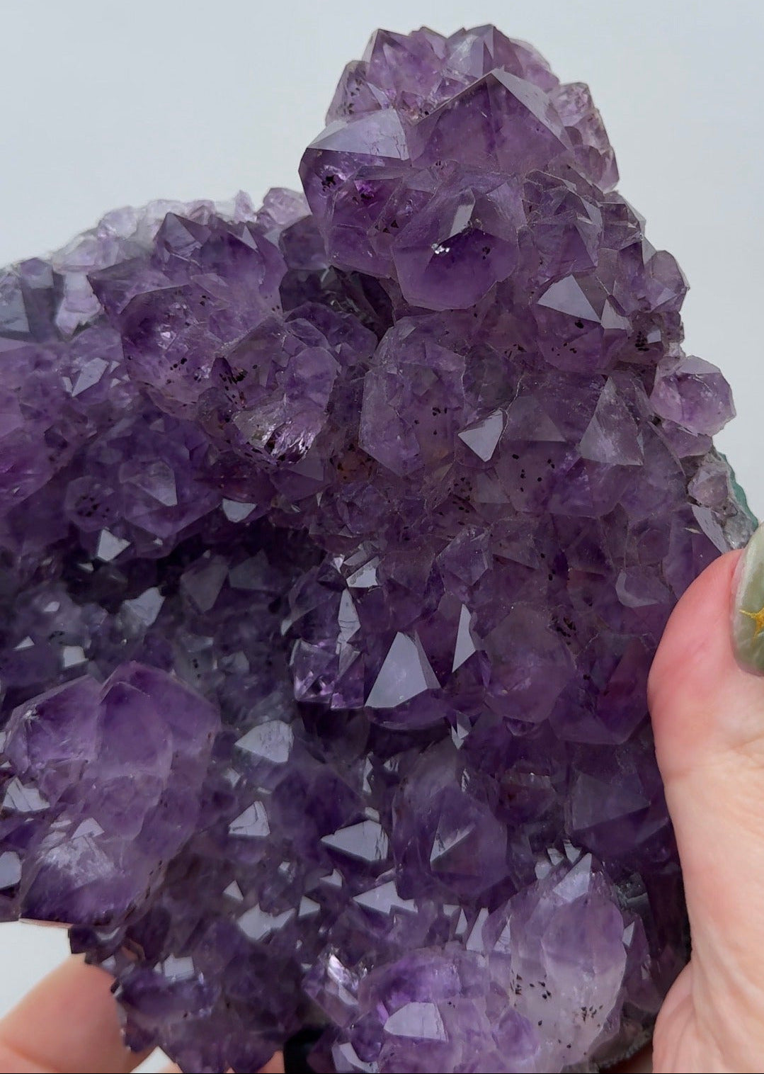 XL Purple Amethyst on stand