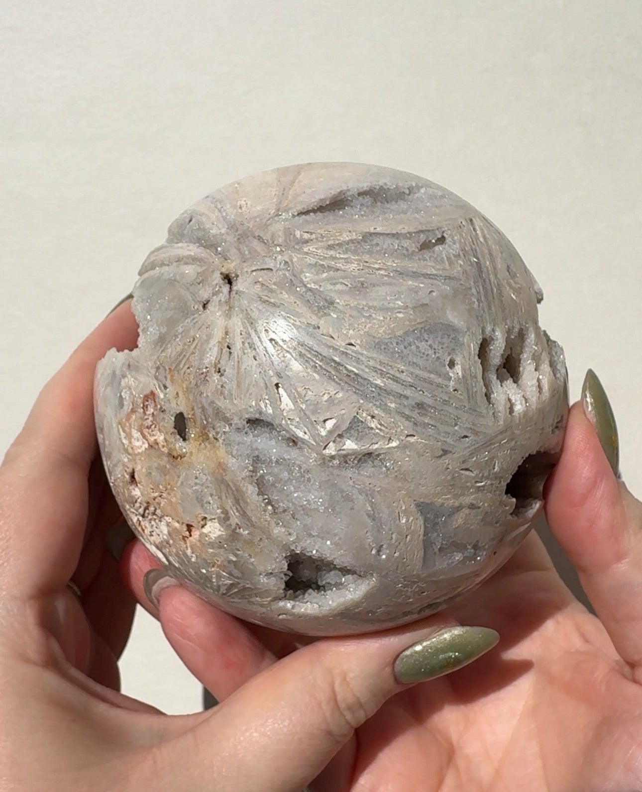 XL Druzy Pink Amethyst Sphere