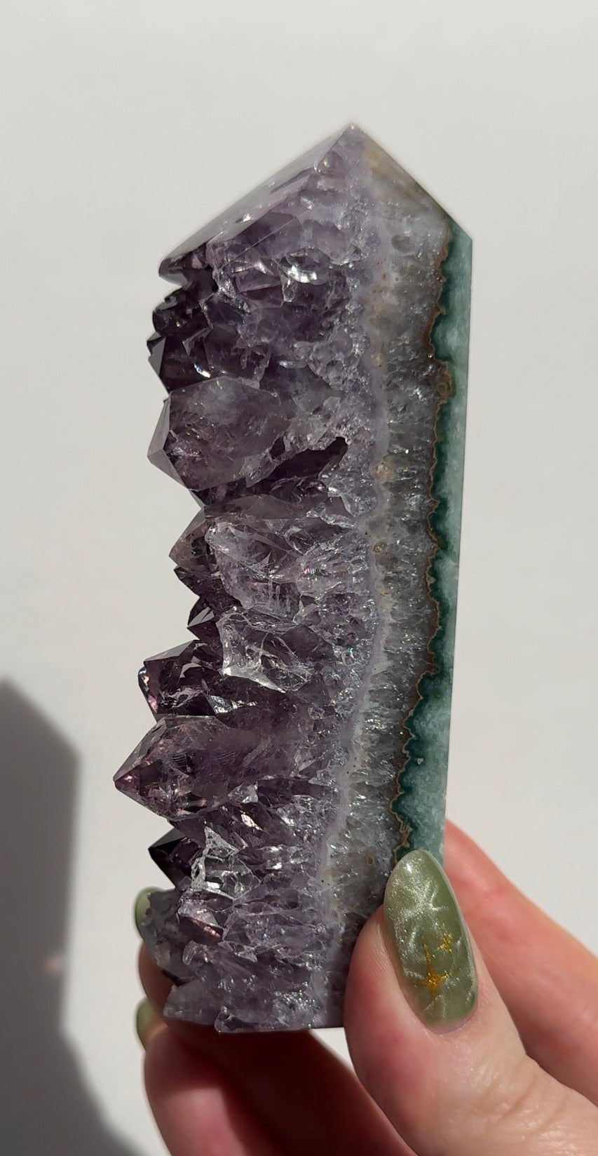 High Quality Purple Amethyst Tower