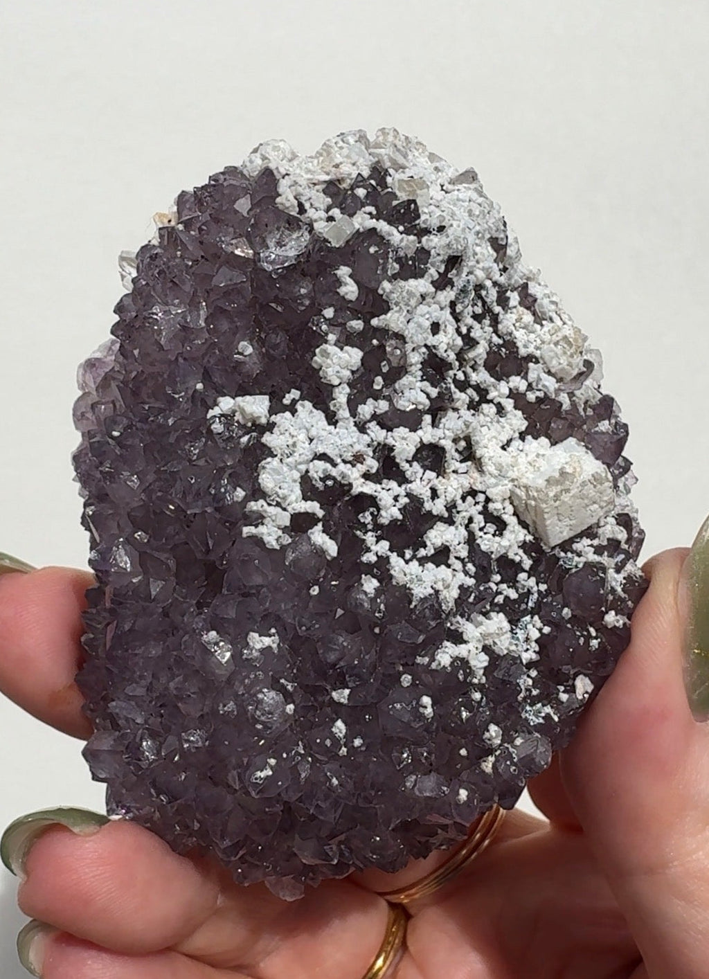 Uruguay Amethyst with Calcite