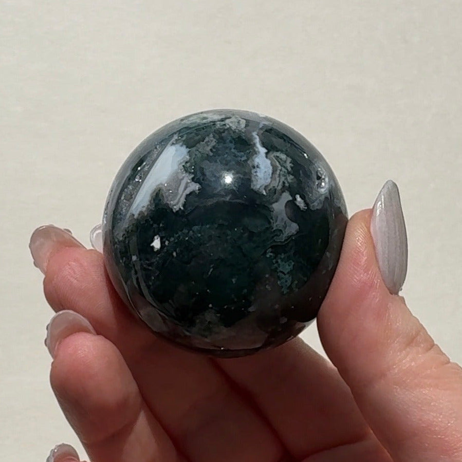 Moss Agate Sphere | A