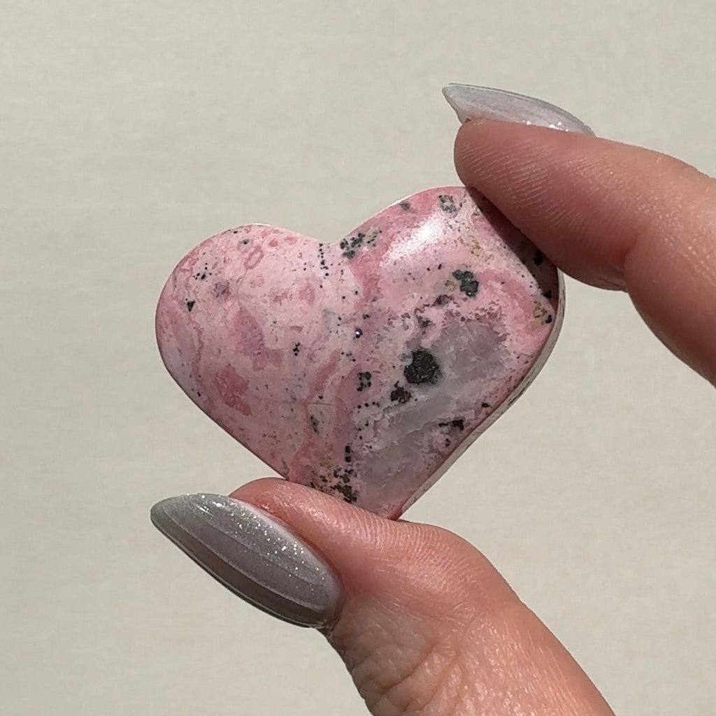 Peruvian Rhodonite Heart | H
