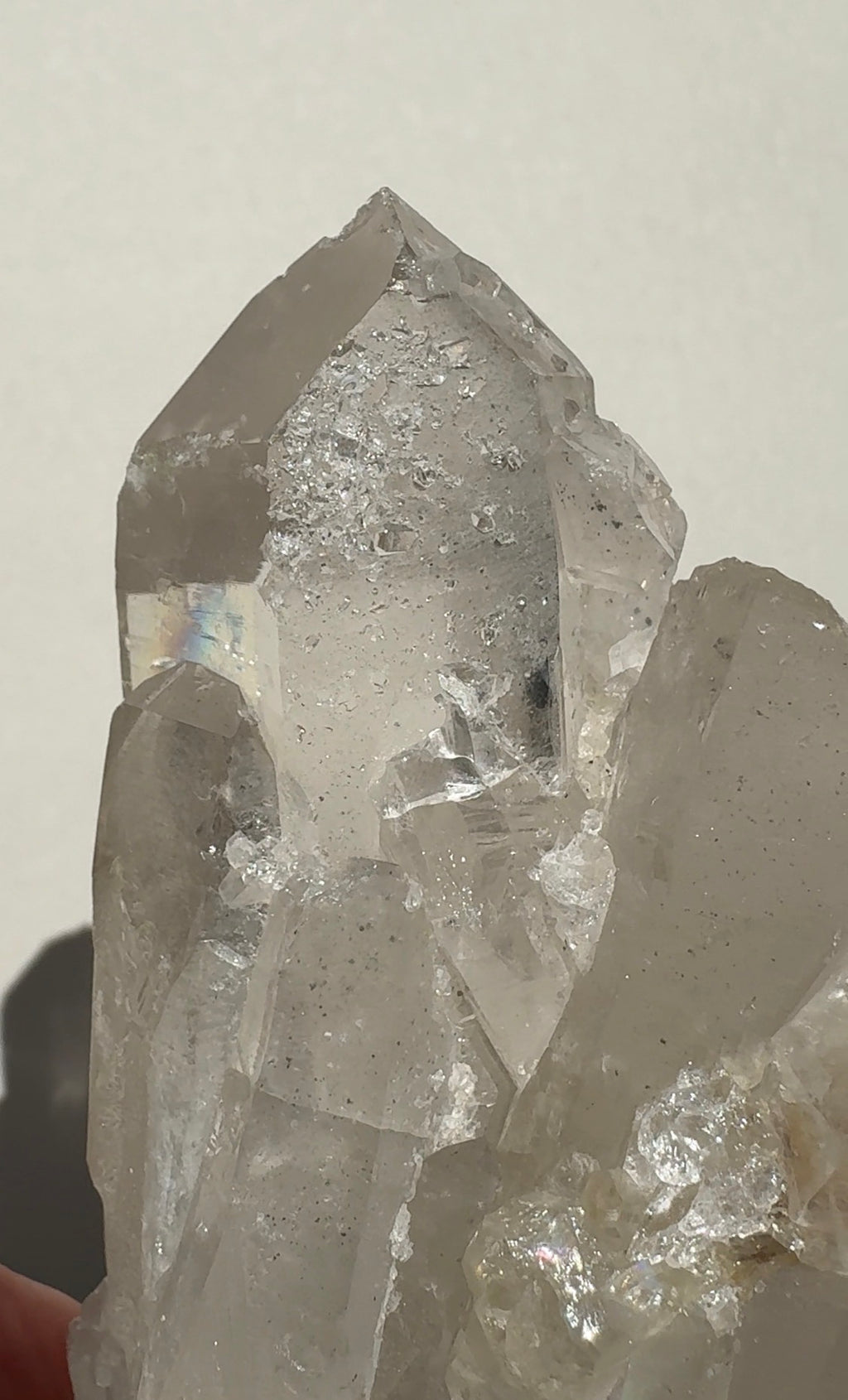 Quartz Cluster with Sugar Druzy