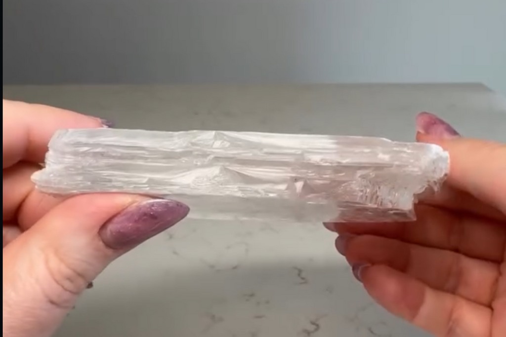 Clear Selenite Slab