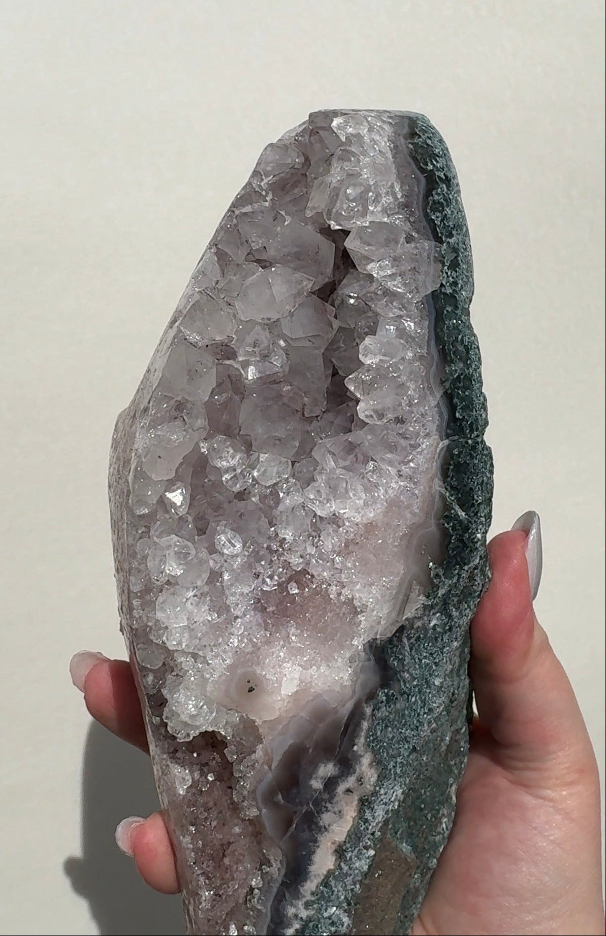 XL Druzy Pink Amethyst Freeform
