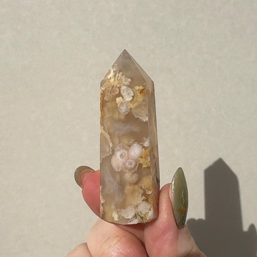 Misfit Flower Agate Mini Towers