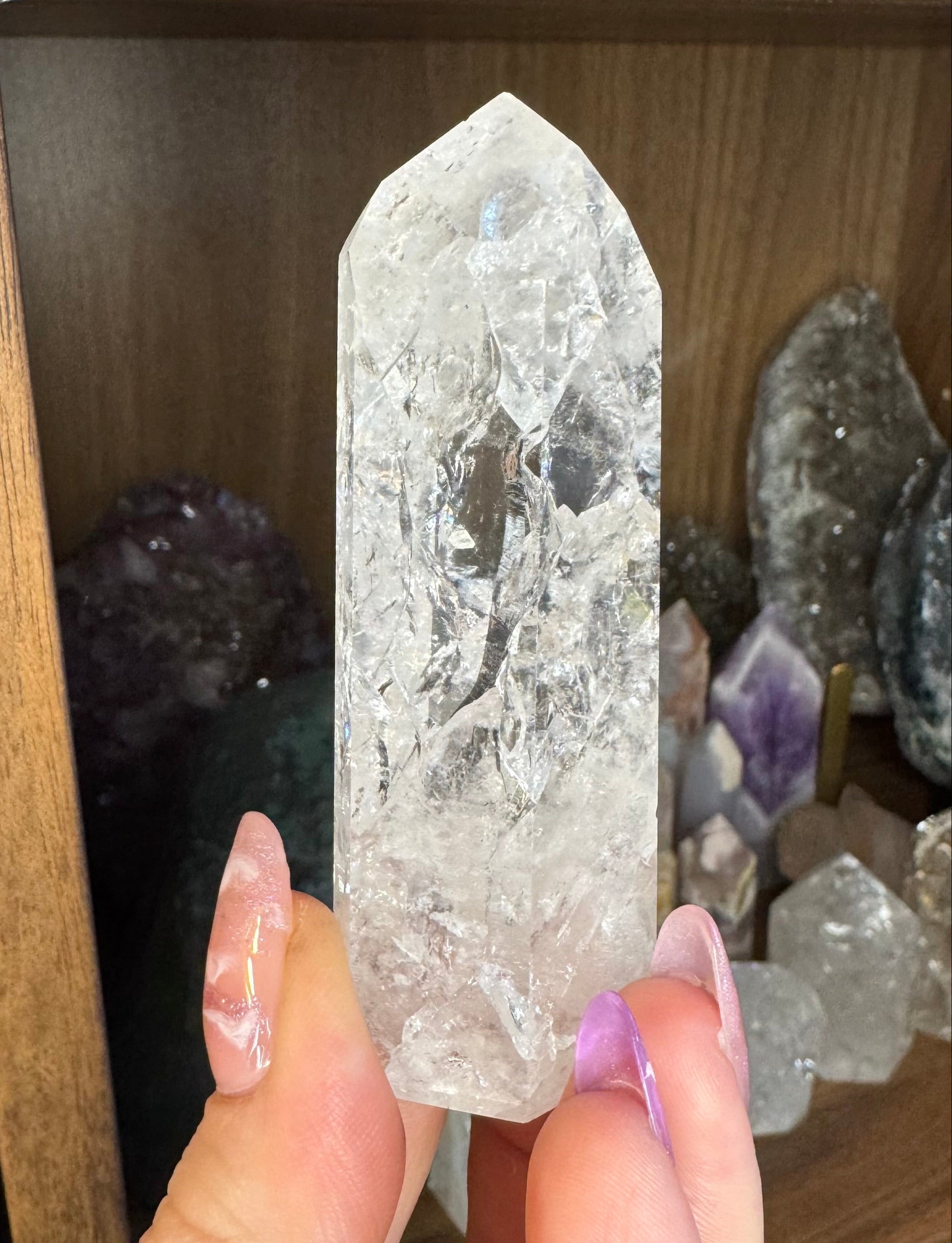 Crackle Quartz Mini Towers
