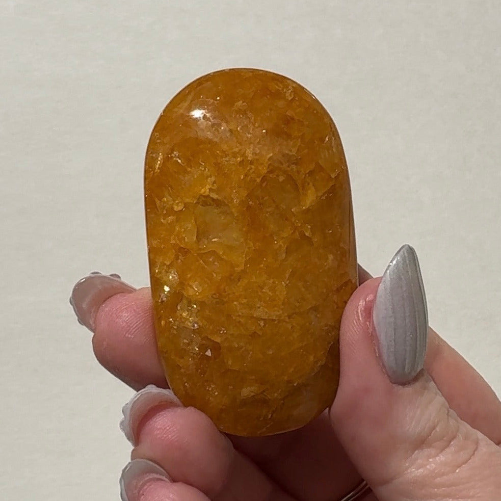 Golden Healer Palmstone | C