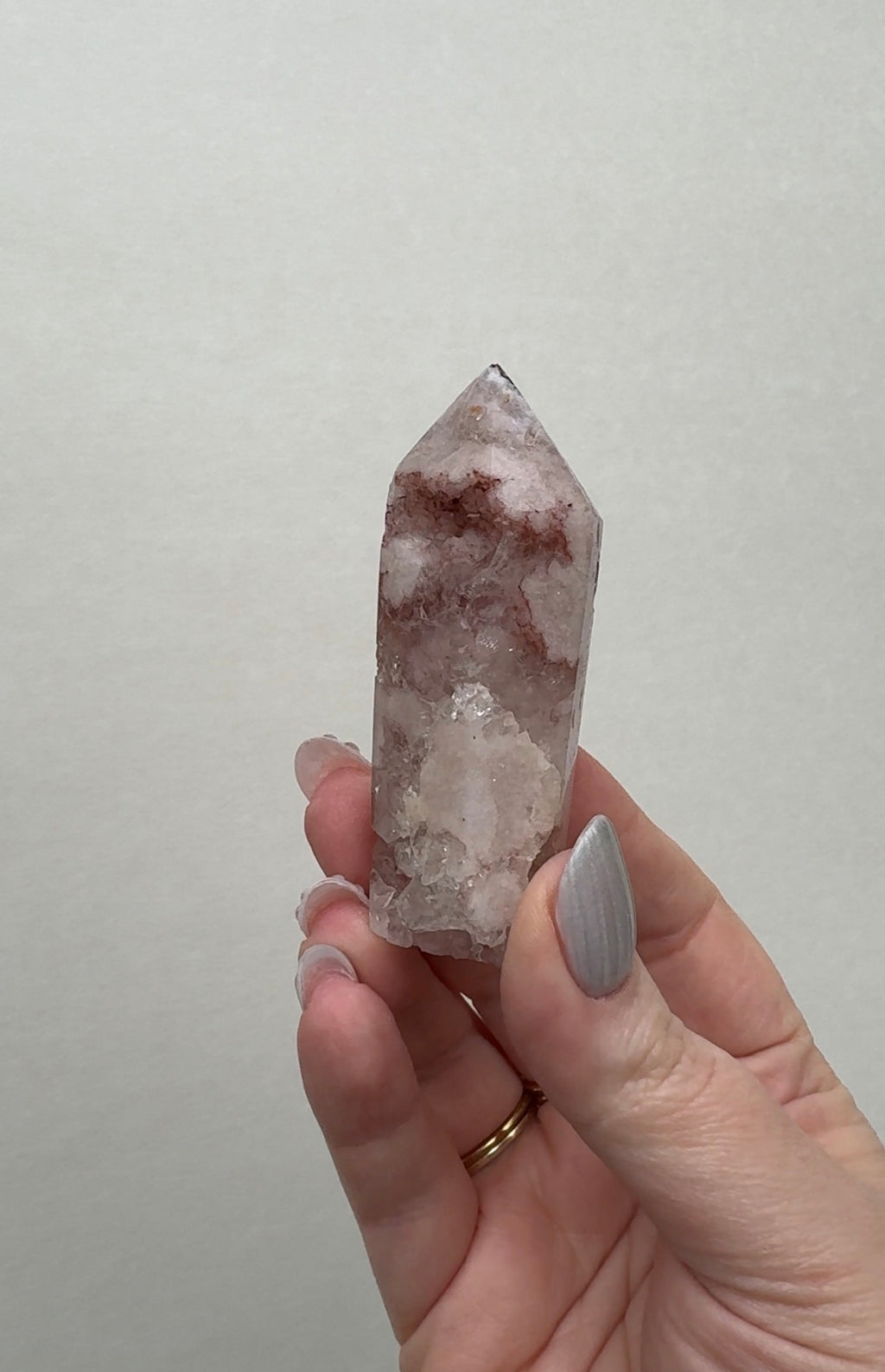 High Quality Druzy Pink Amethyst Tower