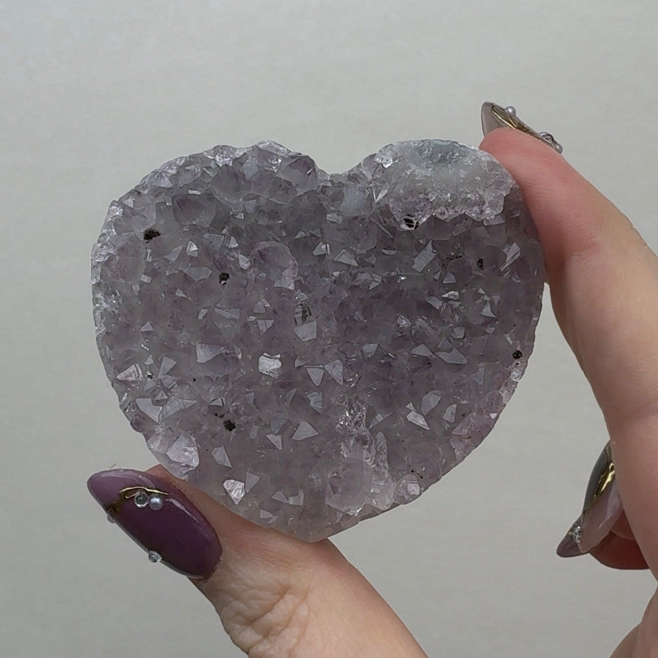 Purple Amethyst Heart | HC
