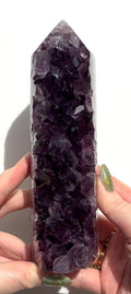 High Quality Purple Amethyst Tower