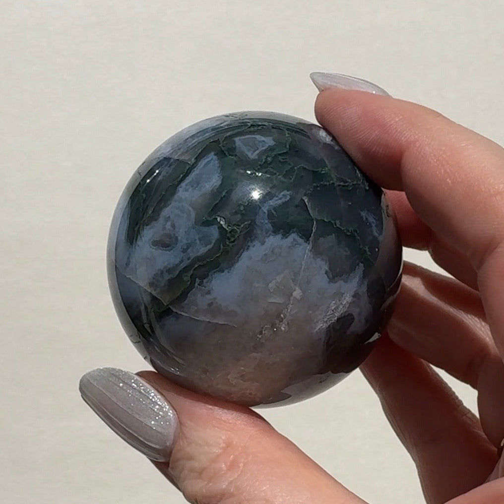 Moss Agate Sphere | B