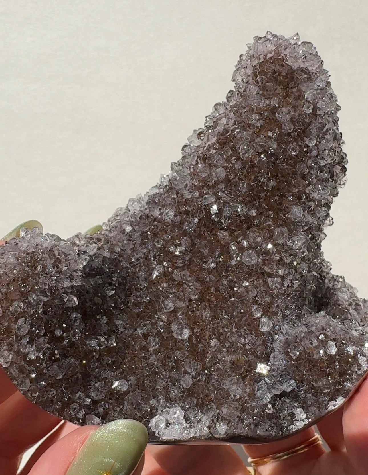Druzy Uruguay Rainbow Amethyst Freeform