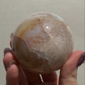 Flower Agate/Pink Amethyst Sphere | FP3