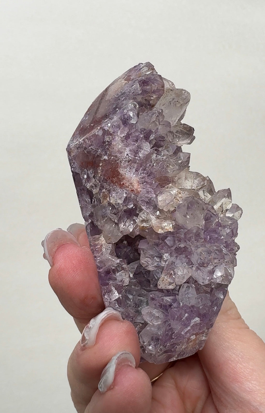 High Quality Druzy Pink Amethyst Tower