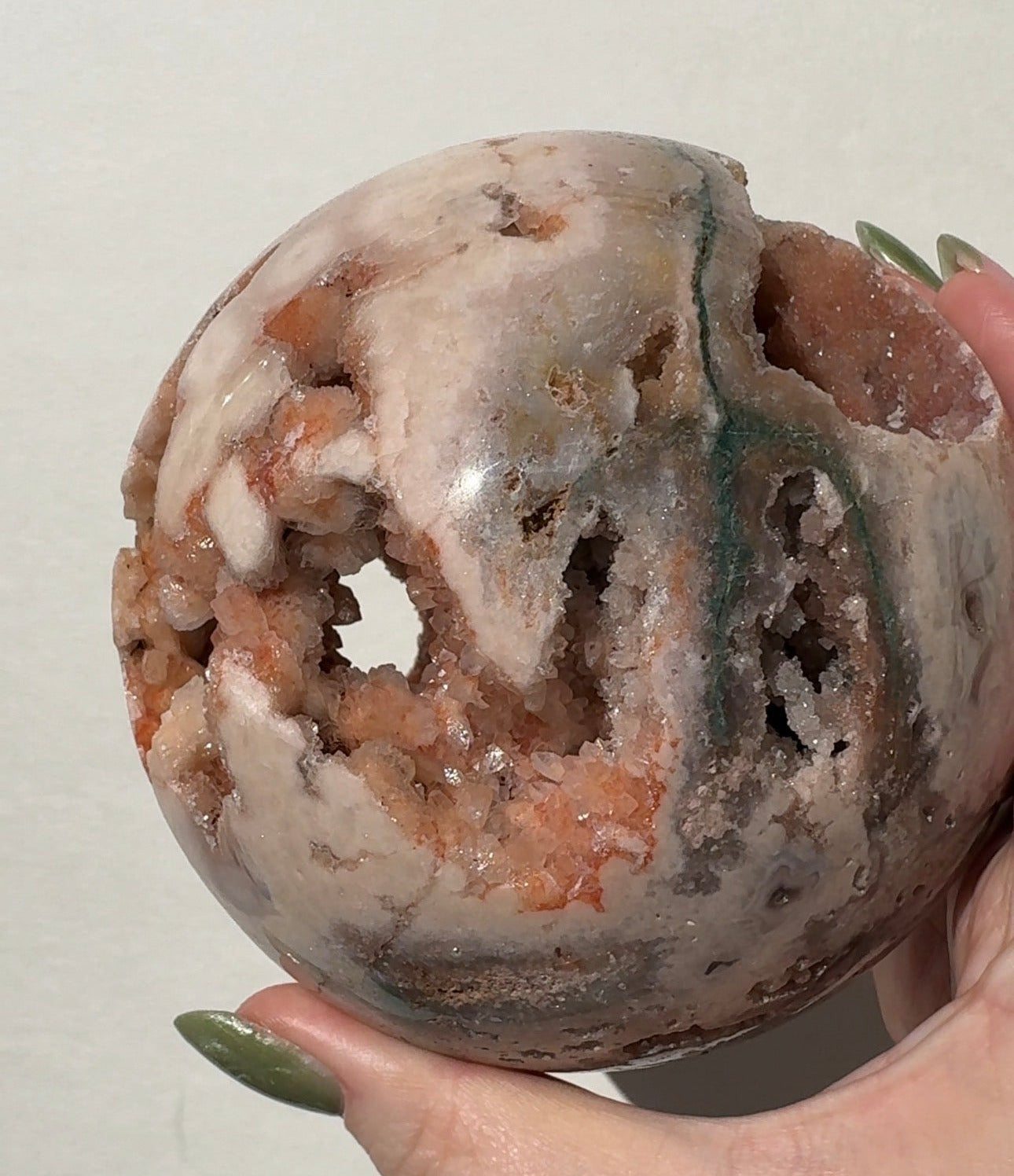 XL Druzy Pink Amethyst Sphere
